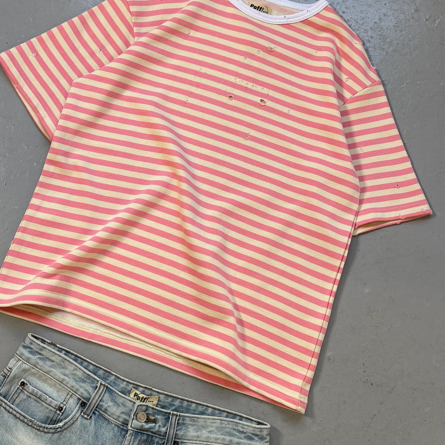 ARCHIVE REWORK STRIPED TEE