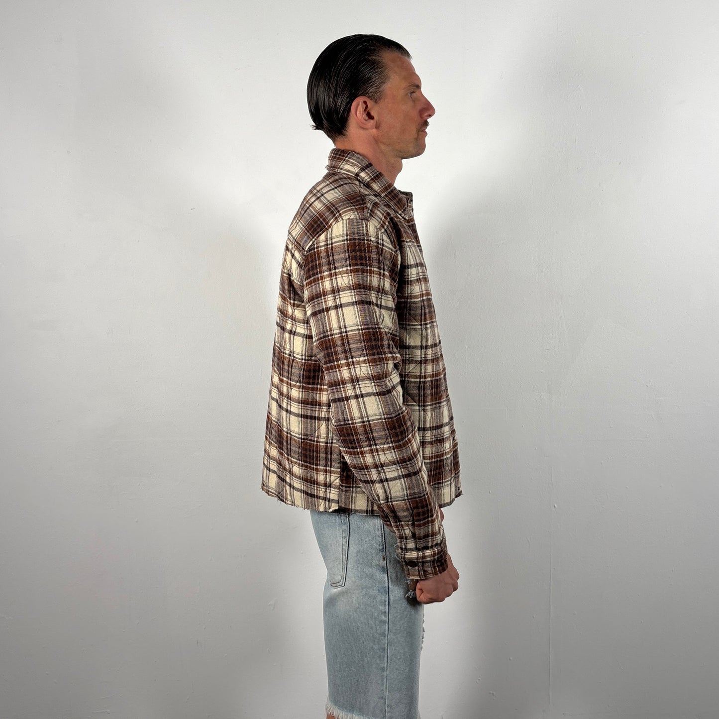 ARCHIVE REWORK CROPPED SHIRT
