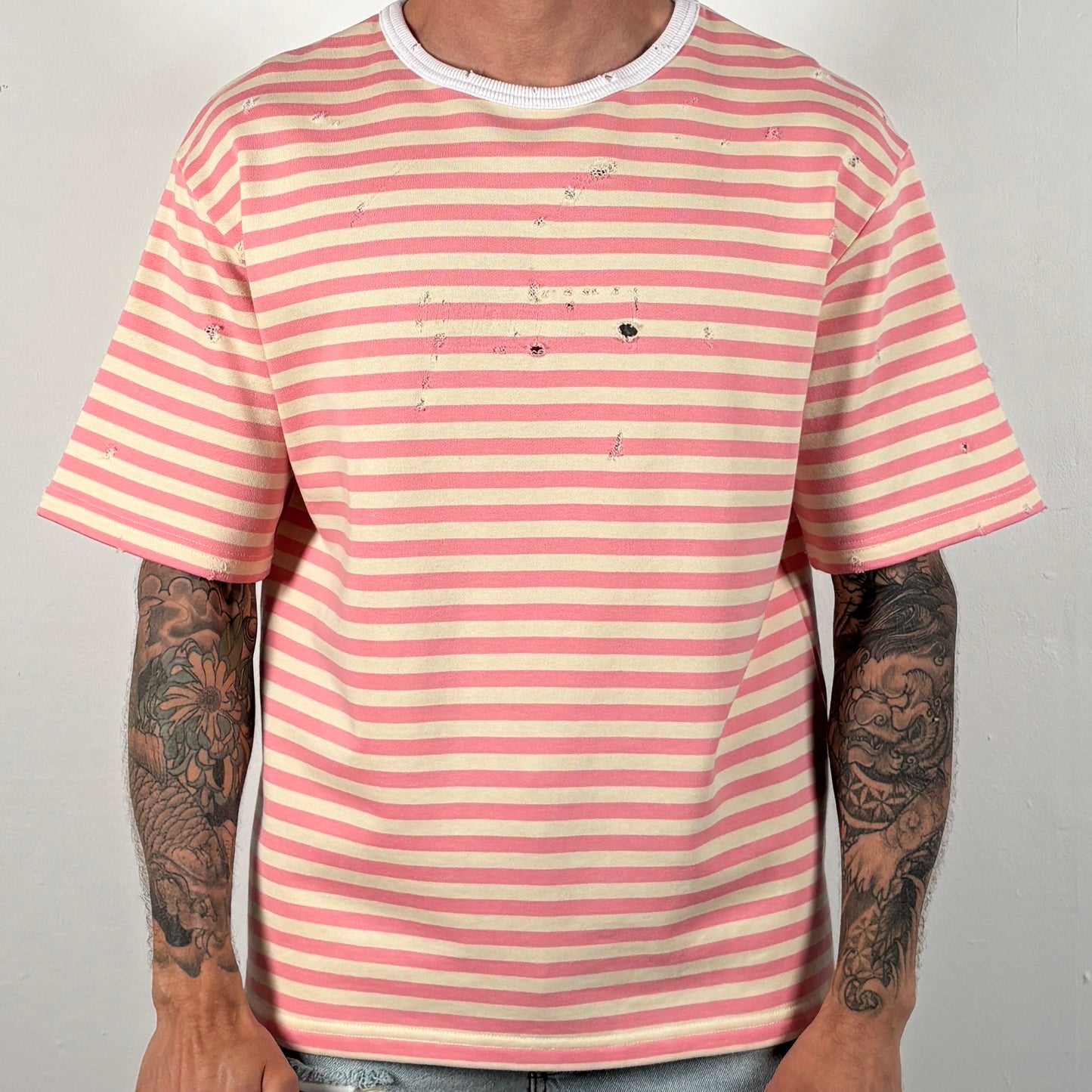 ARCHIVE REWORK STRIPED TEE