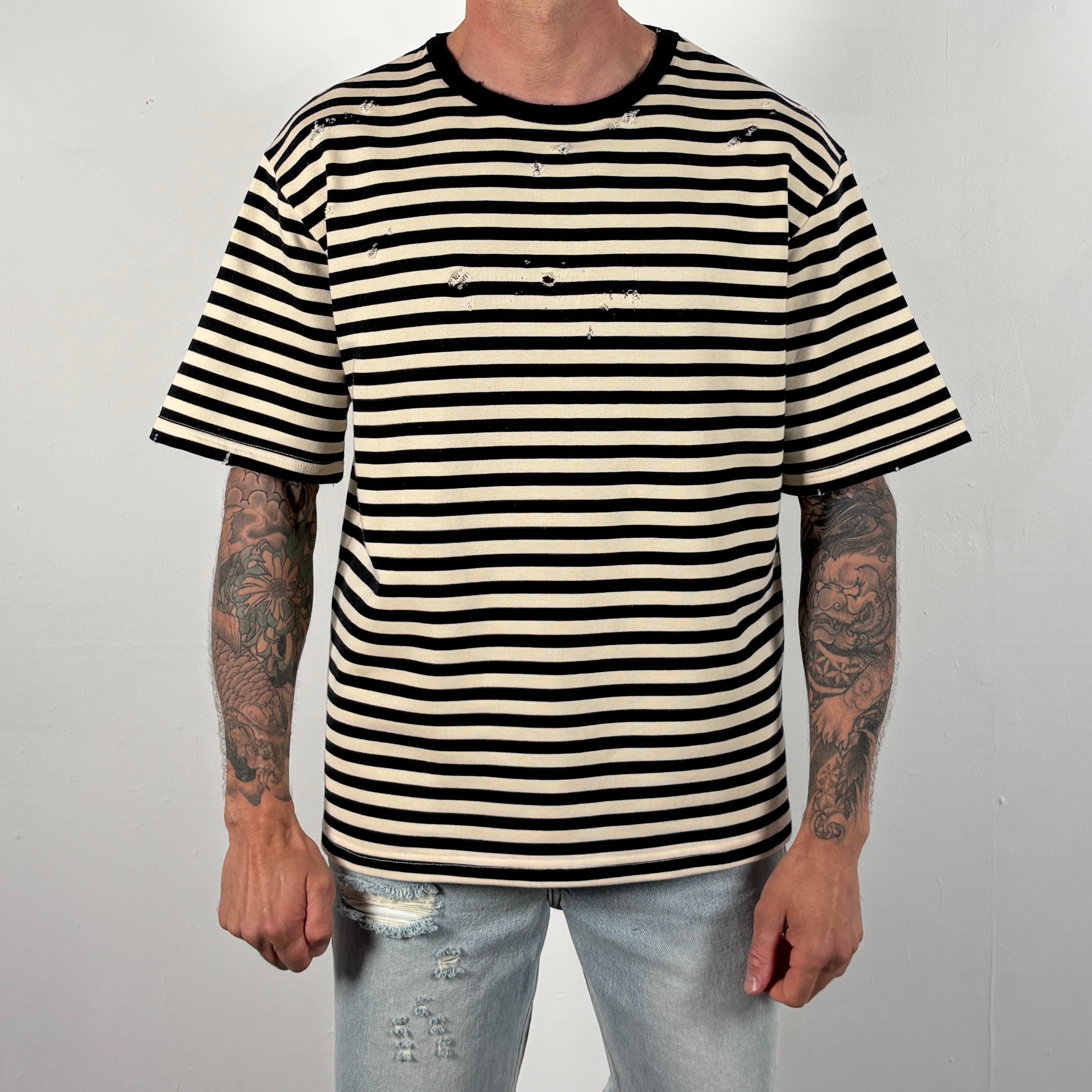 ARCHIVE REWORK STRIPED TEE – Ppfff Clothing