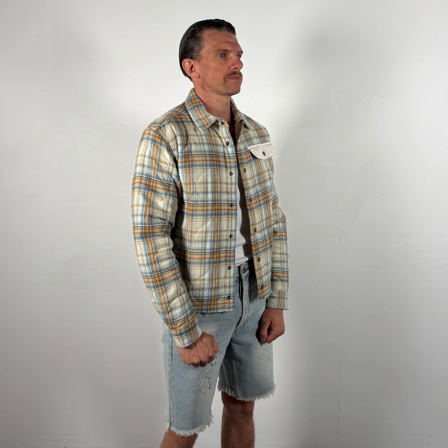 ARCHVE REWORK CROPPED SHIRT