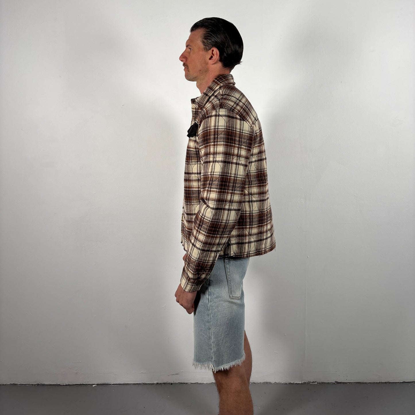 ARCHIVE REWORK CROPPED SHIRT